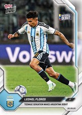 PRESALE Leonel Flores 2026-27 Argentina Topps Now Card 2 TEENAGE SENSATION DEBUT picture