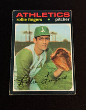 1971 Topps - Rollie Fingers #384 Oakland Athletics picture