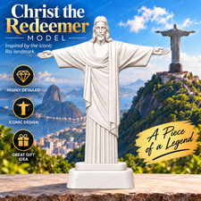 Christ the Redeemer Jesus Statue Religious Decor Statue Figure ~5 Inches picture