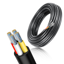 20 Gauge 4 Conductor Wire, 10FT Low Voltage 20/4 Tinned Copper 4 Wire Cable, Str picture