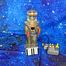 1998 Toy Island Lost in Space B-9 Robot Remote Control WORKING Vintage 10” picture