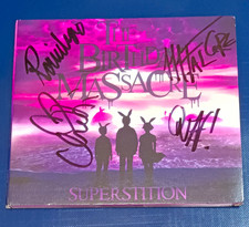 The Birthday Massacre Superstition Signed CD Cover . By All Members. picture