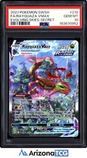 Pokemon 2021 Rayquaza VMAX 218/203 Alt Art Evolving Skies GEM MINT PSA 10 picture
