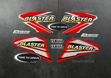 1998 - 1999 Yamaha Blaster 200 Decals Stickers Quad Graphics 8pc graficos RED picture