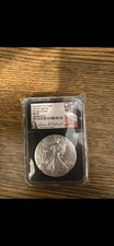 2023 W Silver Eagle $1  MS70 Burnished signed by  ANNA CABRAL First Day Issue picture