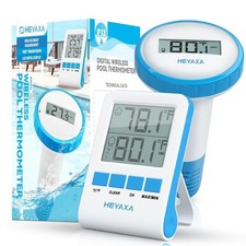 Wireless Pool Thermometer, Floating Easy Read, IPX8 Waterproof Digital Thermomet picture