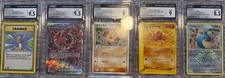 5 Card CGC Pokémon Graded Lot 1st Edition Dugtrio Snorlax Primeape German Base picture