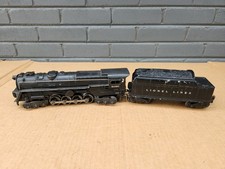 Postwar Lionel 2020 Turbine Locomotive & 2466w Motorized OperatIng Whistle Tende picture
