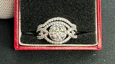14K White Gold Diamond Engagement Ring 1.8ct I-I1 3/4ct G-SI2 $10K Appraisal picture
