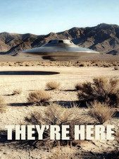 Bob Lazar They're Here S4 UFO Poster, Wall Art Print picture