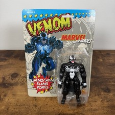 VTG Marvel Super Heroes Venom Living Skin Slime Pores Toy Biz 1991 NOC Unpunched picture