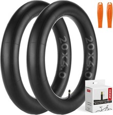 2 Pack 20x4.0 Fat Bike Bicycle Inner Tubes with 2 Tire Levers for Mountain Bikes picture