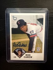 Rod Carew Autographed 2003 Topps Retired Signature Edition MLB Card Signed picture