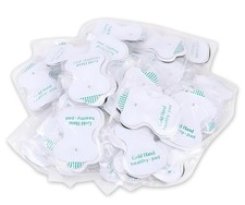 50 X Snap On Replacement Electrode Pads Bulk Fits For Tens Unit Therapy Massager picture