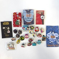 HUGE Disney Pin & Gamer Collector Mystery Lot Disneyland 60th BioShock Infinite picture