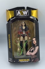 Saraya Paige Signed AEW Unrivaled Wrestling figure JSA Witnessed COA & Case picture