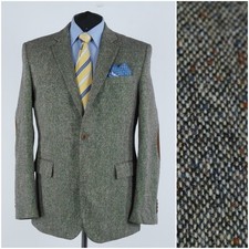 Mens Vintage Tweed Jacket 46R US Size MIPIACE Lanificio Wool Sport Coat Blazer picture