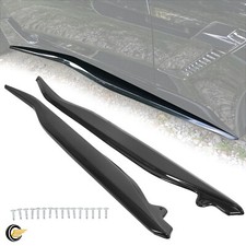 For 2014-2019 Corvette C7 Side Skirt Z06 Style Rocker Panels Gloss Black picture
