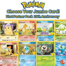 Pokémon 2021 First Partner Pack Jumbo Cards - Choose Your Card - LP/NM All Gens picture