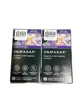 2x 9/26 READ Gaia Herbs Calm A.S.A.P. - 60 Vegan Capsules picture