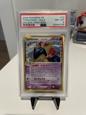 Pokemon Typhlosion Delta Species Holo PSA 8 12/101 EX Dragon Frontiers 2006 picture