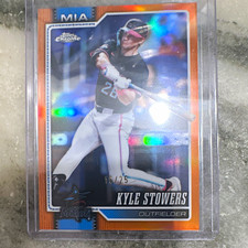 Topps 2026 Chrome  Kyle Stowers Orange  /25 Miami Marlins picture
