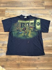 Vintage 90’s Art Unlimited Double-Sided Christmas T-Shirt (Size 2XL) picture