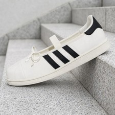 adidas Superstar Square Toe Ballet JENNIE Off White Black LB3786 Women's New picture