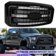 Tuxedo Black Front Grille Assembly For 2011-2016 Ford Super Duty F250 F350 F450 picture