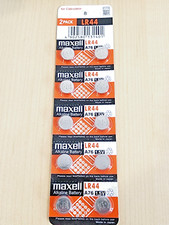 10 piece LR44 Maxell A76 L1154 AG13 357 New Alkaline 1.5v Battery Exp 2032 picture