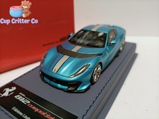 BBR Deluxe 1:43 Ferrari 812C Racing Edition Blue Limited 20 Car Model picture