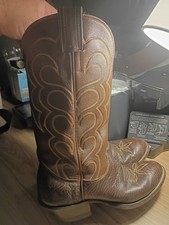 Vintage Olathe Cowboy Boots Leather USA Classic Western Men's Size 7D picture