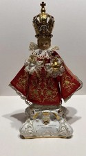 Infant Jesus of Prague Statue Vintage Collectible 11.5” Tall Aureta Figural picture