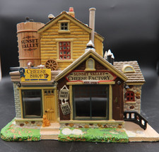 Lemax Sunset Valley Cheese Factory Lighted Christmas Village Building picture