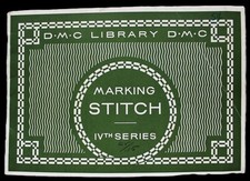 DMC DOLLFUS MIEG & CIE MARKING STITCH 4TH SERIES BOOKLET PARIS FRANCE VINTAGE picture