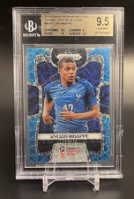 2018 Panini Prizm World Cup Kylian Mbappe Light Blue Lazer /125 BGS 9.5 Soccer picture