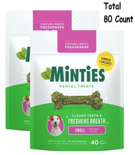 Minties Dental Bone Chews for Small Dogs 5–39 lbs, 40 Count, 16 oz, 2 Pack picture