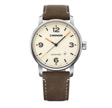 **New** Wenger Attitude Heritage Auto 01.1546.101 Cream Dial 42mm Swiss Limited picture