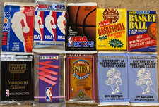 10 Unopened pack Lot of 130 Basketball Cards each pack has a chance at Jordan picture