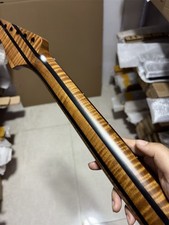 AAAAA 22fret 5 Piece Roasting Flamed Maple guitar Neck parts Rosewood picture