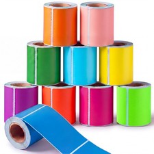 Outus 1000 Pcs Color-Coding Labels 2 X 3 Inch 10 Bright Color Stickers picture