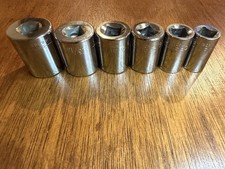 Craftsman Vintage 6 Pc Socket Set 1/2