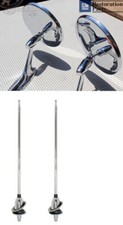 1963 63 64 1964 Chevrolet Chevy Belair Impala Door Mirrors and Rear Antennas picture