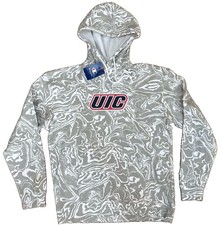 NEW Champion Uof Ilinois Chicago UIC Flames Pullover Hoodie Sweatshirt Adult L picture
