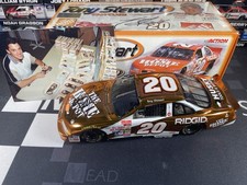 1999 Action #20 Tony Stewart Fan Club Pontiac Chrome Car 1:24 Signed w/ Photo picture