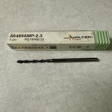Walter Titex A6489AMP-2.3MMSolid Carbide Coolant Thru Drill  Machinist CNC Tools picture