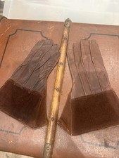 Vintage 1918 H.G. & CO. Aviator Gloves british WWI picture