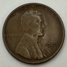 1923-S Lincoln Wheat Cent G/VG  X-328 picture