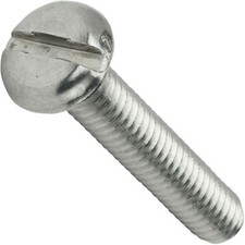 8-32 Pan Head Machine Screws Slotted Drive Stainless Steel All Sizes Available picture