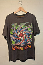VTG 1993 Lollapalooza Black T Shirt Single Stitch XL Tool Alice In Chains Primus picture